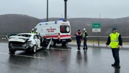 Kuzey Marmara Otoyolu’nda zincirleme kaza: 5 yaralı