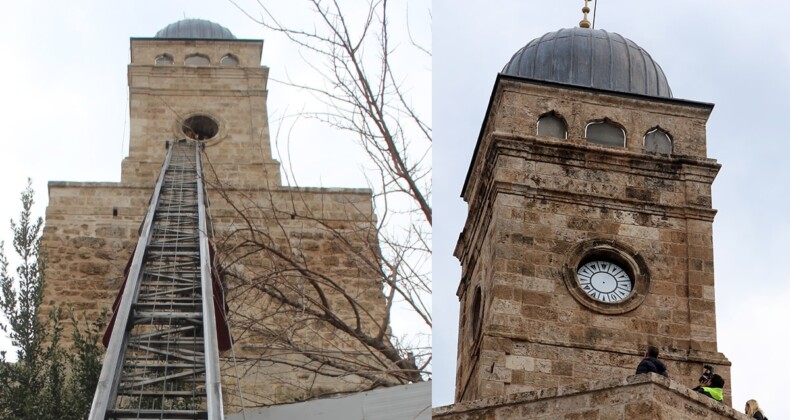 39 yıl önce çalınan saatin ikizi, kuleye takıldı