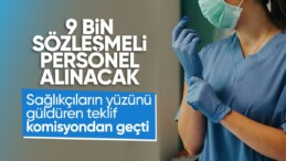 9 bin sözleşmeli sağlık personeline ilişkin kanun teklifi TBMM Komisyonu’ndan geçti