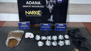 Adana’da uyuşturucu operasyonlarında yakalanan 30 zanlı tutuklandı