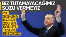 Cumhurbaşkanı Erdoğan Adıyaman’da: Biz verdiğimiz sözü tutmadan rahat edemeyiz