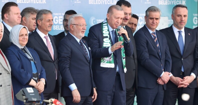 Erdoğan yerel seçim mitinginde konuştu: KAAN, Anadolu gemisi, ANKA, Akıncı, Kızılelma, Altay tankı…