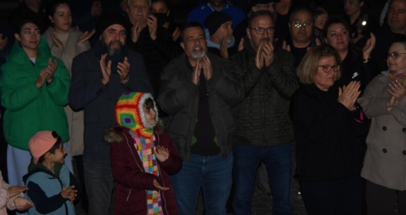 İzmir’de site sakinlerinden protesto