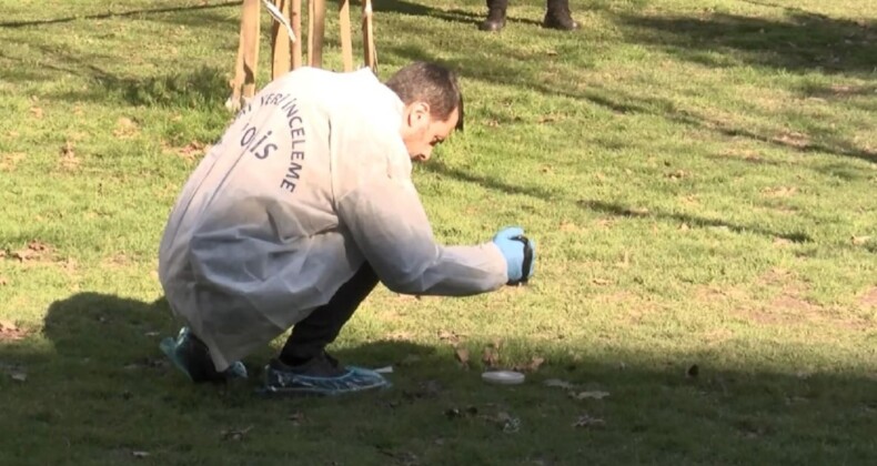 Parkta bulunan cenin polisleri harekete geçirdi