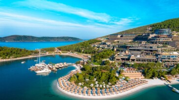 Yanan alana otel, ormanlık alana villa