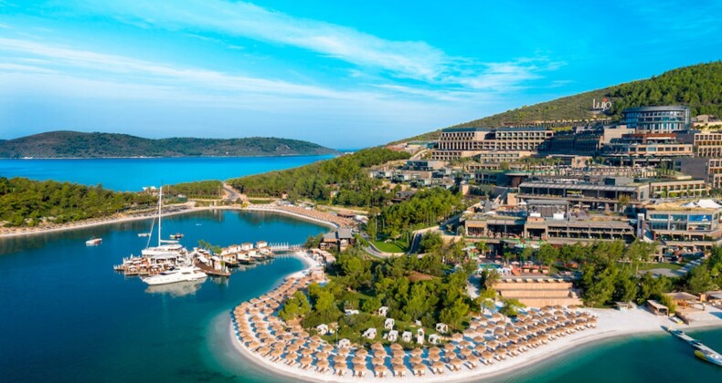 Yanan alana otel, ormanlık alana villa