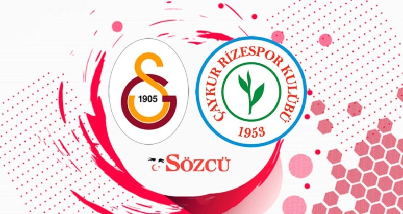 Galatasaray-Çaykur Rizespor (Süper Lig 29. hafta)