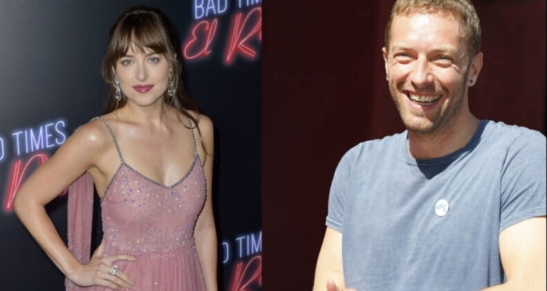 Ünlü çift Chris Martin ve Dakota Johnson nişanlandı