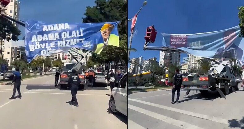 Adana’da seçim afişlerini toplatma kararı