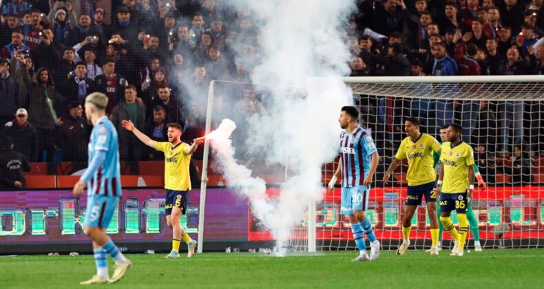 Avrupa basını Trabzonspor-Fenerbahçe maçı olayları ile sarsıldı