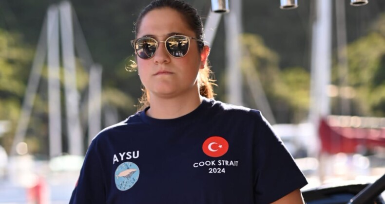 Aysu Türkoğlu, Cook Boğazı’nı 7 saatte geçerek tarih yazdı!