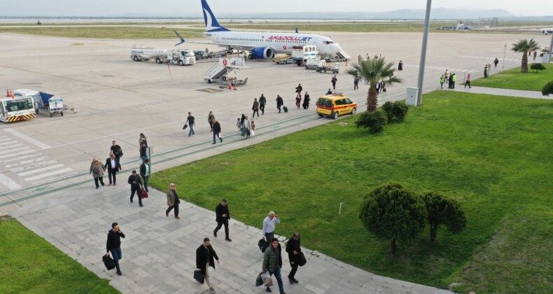 Hatay Havalimanı’nda uçuşlar yeniden başladı