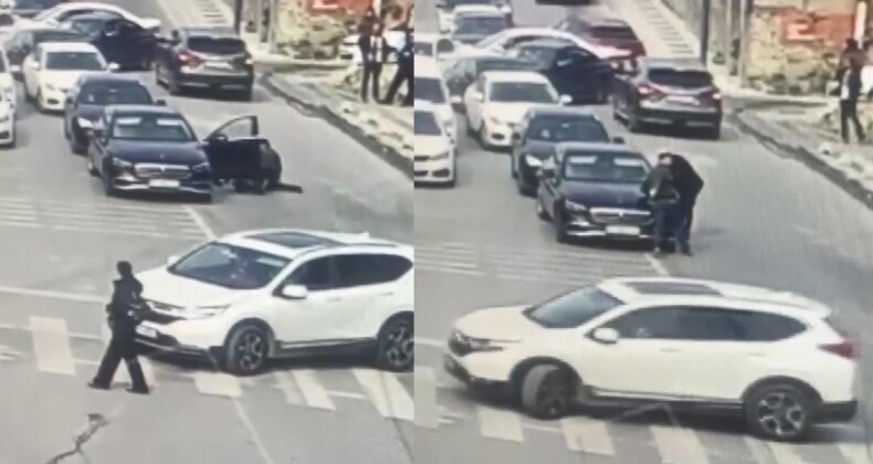 İstanbul hareketli anlar! Çalıntı lüks otomobille böyle yakalandı