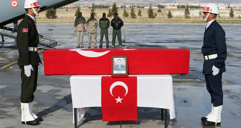 Konya’da şehit olan Uzman Çavuş Ercan Güven’e veda