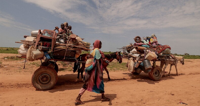 Sudan, savaş ve kıtlığın pençesinde: Aç kalmamak için çekirge yiyorlar