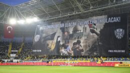 Ankaragücü taraftarından Filistin’e destek!