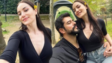 Fahriye Evcen ile Burak Özçivit doğanın tadını çıkardı