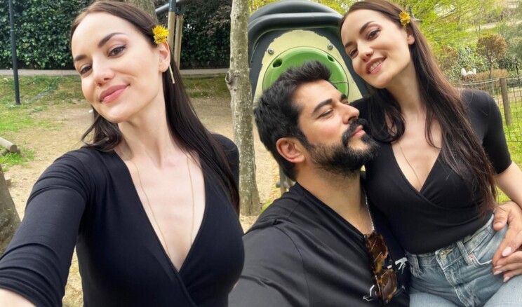 Fahriye Evcen ile Burak Özçivit doğanın tadını çıkardı