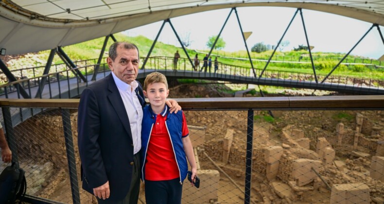 Galatasaray Başkanı Dursun Özbek, Göbeklitepe’yi ziyaret etti