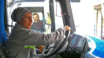 TIR şoförü Sevda, Kahramanmaraş’ın yollarını aşındırıyor