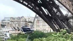 Fransa’da olimpiyat hazırlıkları: Paris polisi helikopter ile Eyfel Kulesi’nden geçti