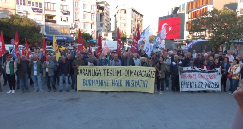 Balıkesir’de Ahmet Özer protestosu