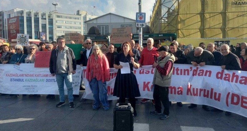 İstanbul’da altın maden protestosu