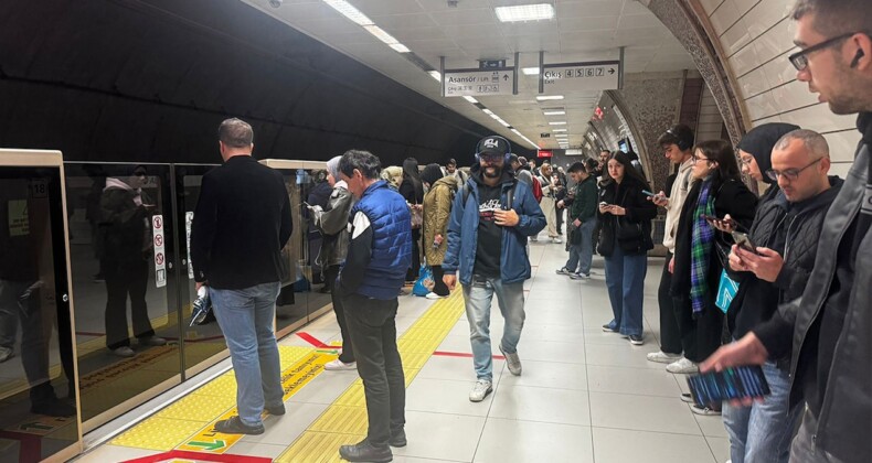 İstanbul’da metro hattında arıza